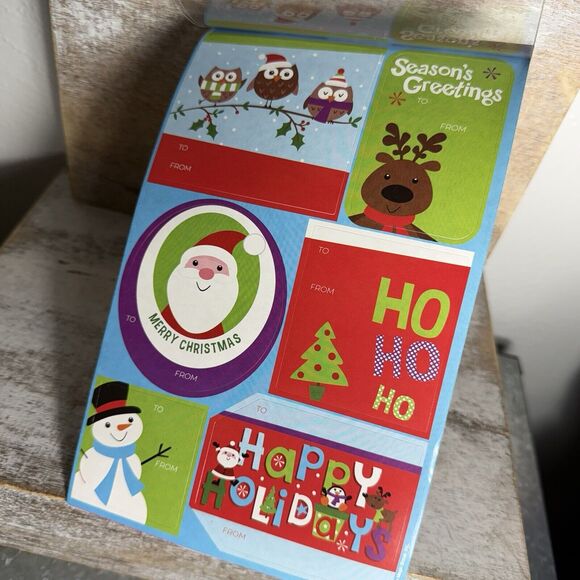 2 x Winter Wonder Lane Christmas Jumbo Gift Tags 36 Counts, 12 Gift Tags New - Picture 9 of 16